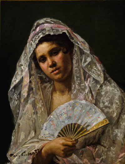 Spanish Dancer Wearing a Lace Mantilla, 1873 by Mary Cassatt