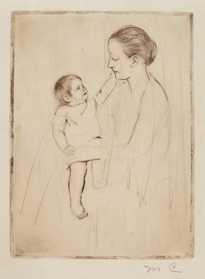 The Caress by Mary Cassatt