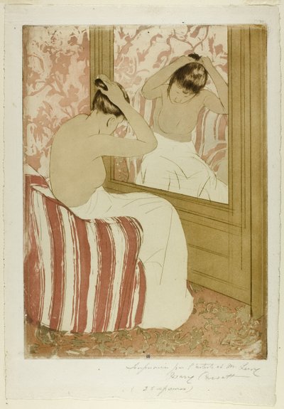 The Coiffure by Mary Cassatt