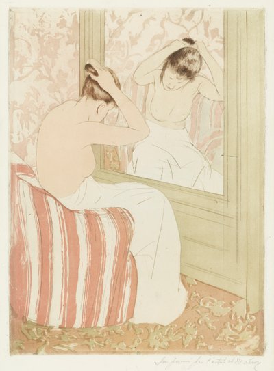 The Coiffure by Mary Cassatt