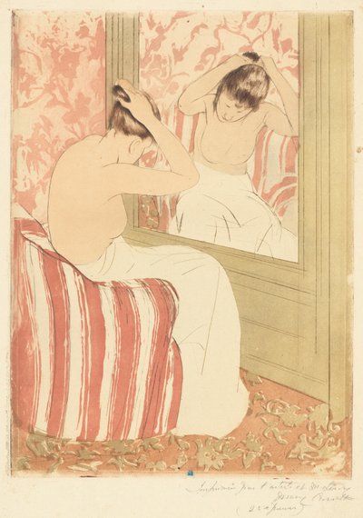 The Coiffure by Mary Cassatt
