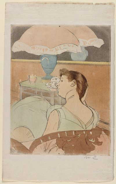 The Lamp, 1890-1891 by Mary Cassatt