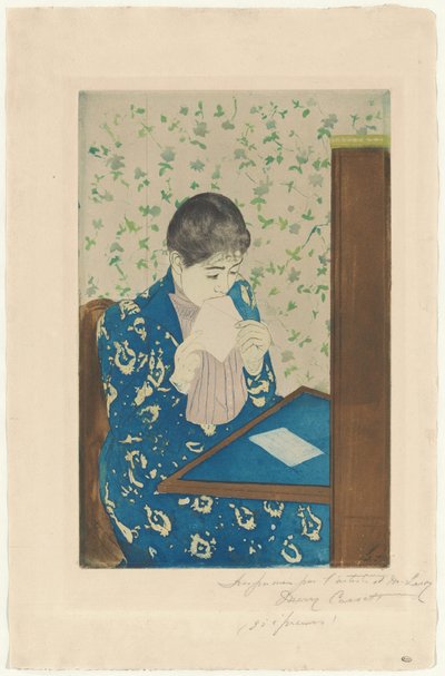 The Letter by Mary Cassatt