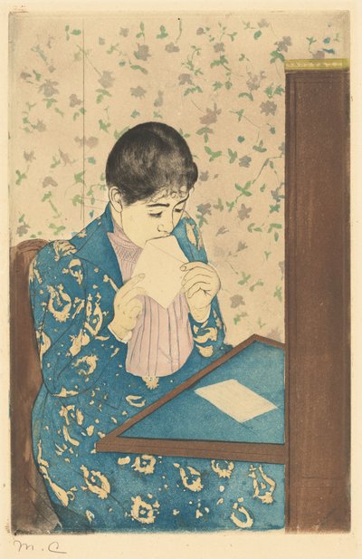 The Letter by Mary Cassatt