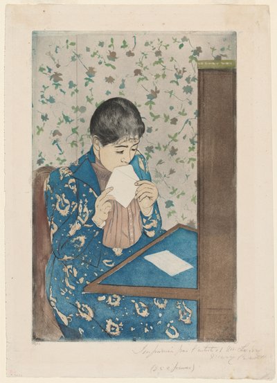 The Letter by Mary Cassatt