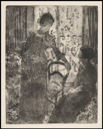 The Visit by Mary Cassatt