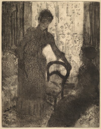 The Visitor by Mary Cassatt