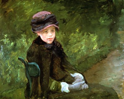 Young Lady in the Park, c. 1880 by Mary Cassatt