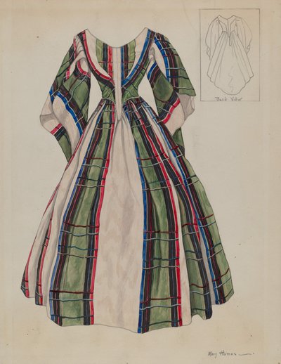 Dress, c. 1937 by Mary E Humes