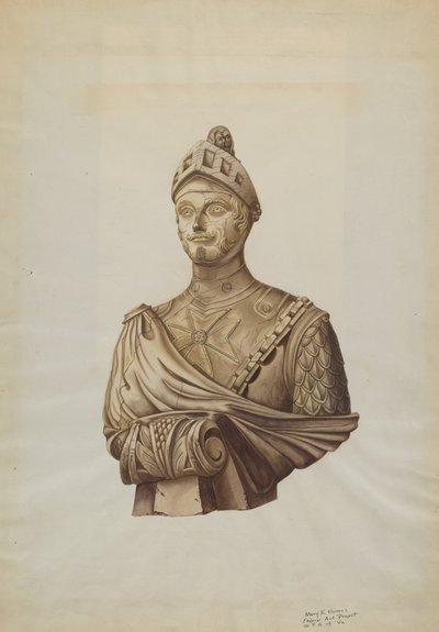Figurehead: Warrior, c. 1938 by Mary E Humes