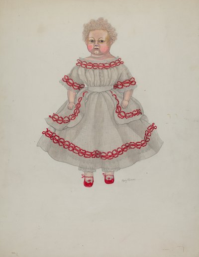 Wax Doll, c. 1936 by Mary E Humes