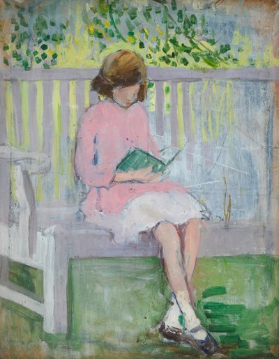 Girl Reading by Mary Ethel Hunter