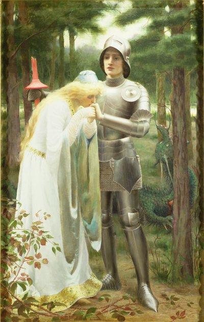 Britomart and Amoret by Mary F. Raphael
