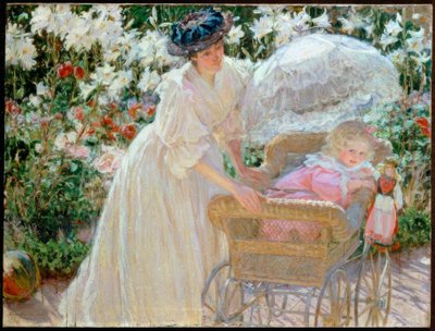 Roses and Lilies by Mary Fairchild Low