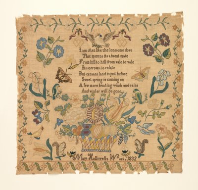 Sampler by Mary Hallowell