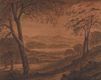 Lake Morat from Avenches by Mary Harcourt