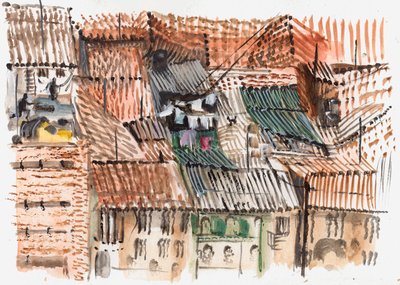 Rooftops, Bogota by Mary Kuper