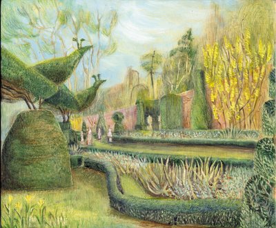 The Long Garden, Cliveden: Topiary by Mary Kuper