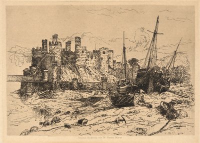 Conway Castle, Wales by Mary Nimmo Moran