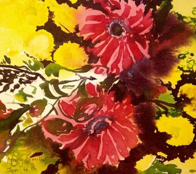 Gerberas by Mary Smith