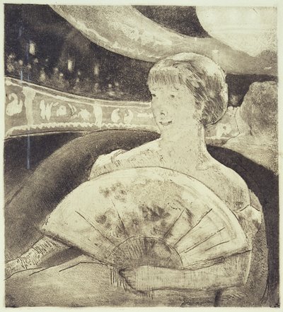 In the Opera by Mary Stevenson Cassatt