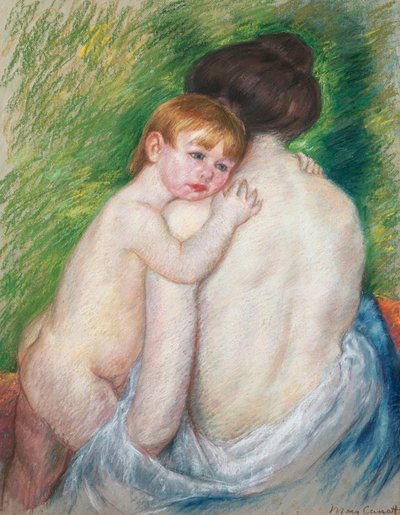 The Bare Back by Mary Cassatt