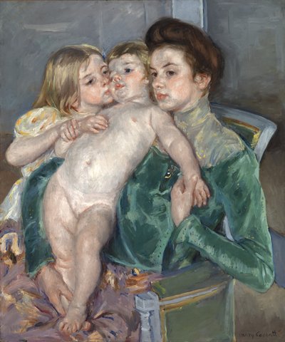 The Caress by Mary Stevenson Cassatt