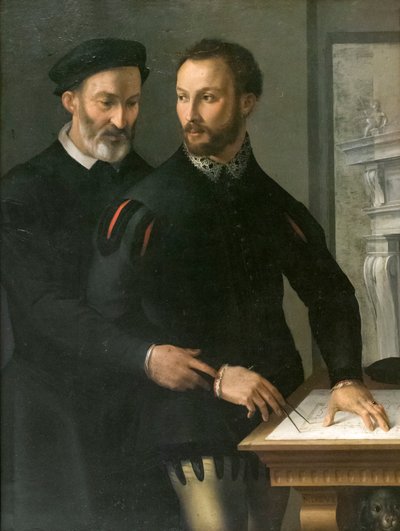 Double Male Portrait by Maso da San Friano