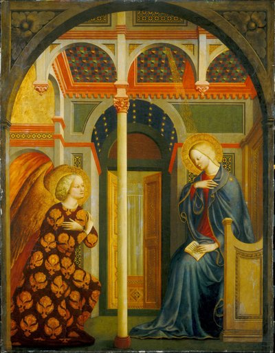 The Annunciation by Masolino da Panicale