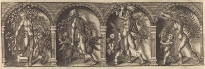 Various Portraits and Figures V by Master AD