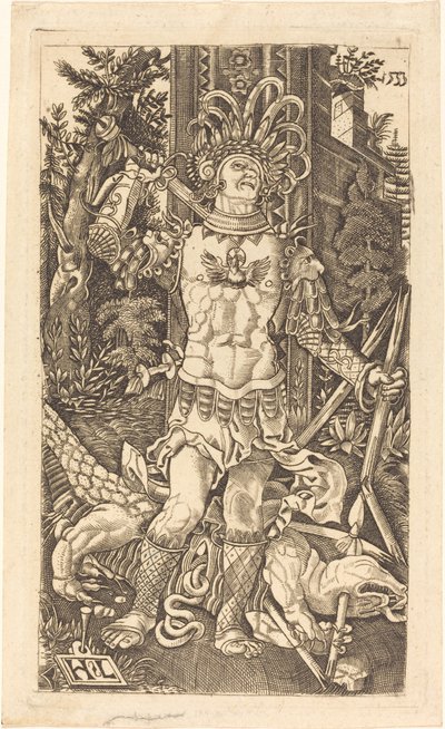 Saint George Standing by Master H.L.