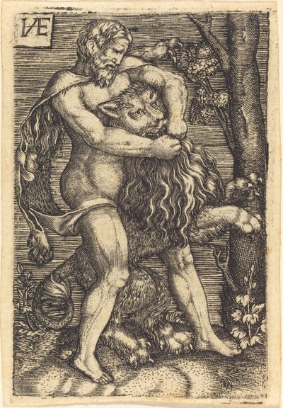 Hercules Killing the Lion by Master HVE