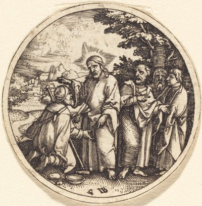 Christ Consoling the Centurion by Master IB