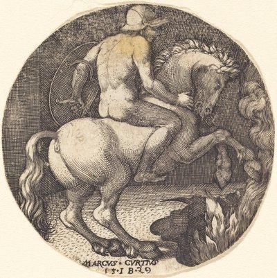 Marcus Curtius by Master IB