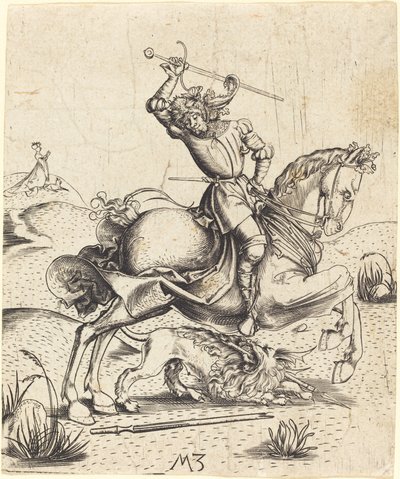 Saint George and the Dragon by Master MZ