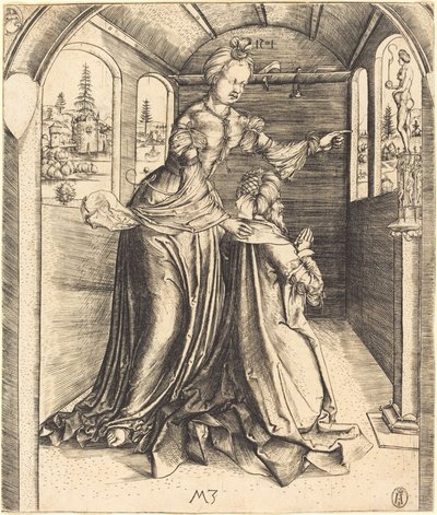 Solomon Worshipping False Gods by Master MZ