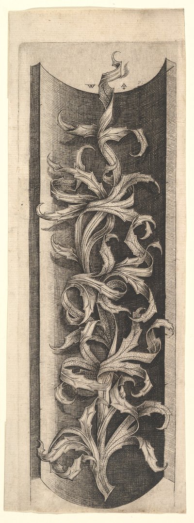 Foliate Ornament, ca. 1465-90 by Master W. with the Key