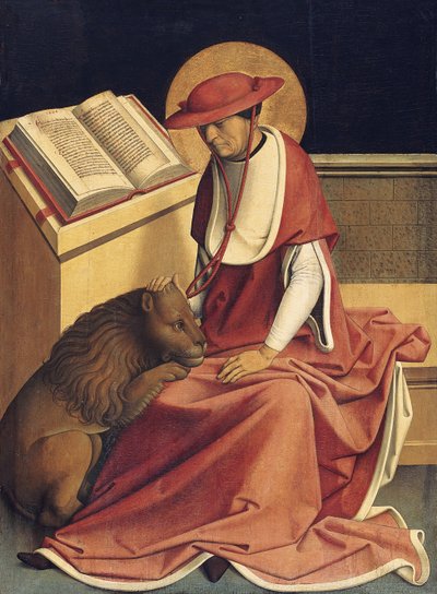 Saint Jerome as a Cardinal by Master of Grossgmain