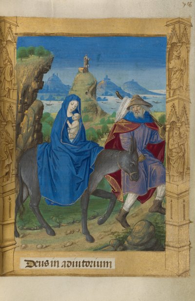 The Flight into Egypt by Master of Guillaume Lambert