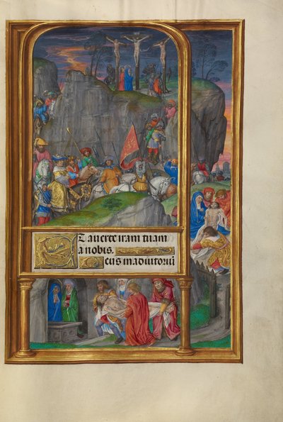 The Crucifixion by Master of James IV of Scotland