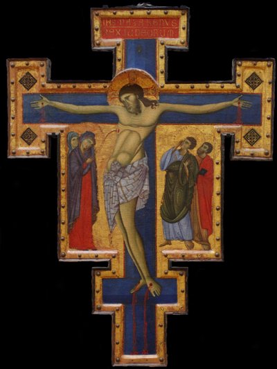 Crucifix, c. 1260-1270 by Master of Saint Francis,