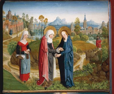 The Visitation by Master of the Aachen Altar