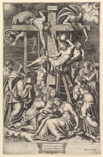 The Descent from the Cross by Master of the Die