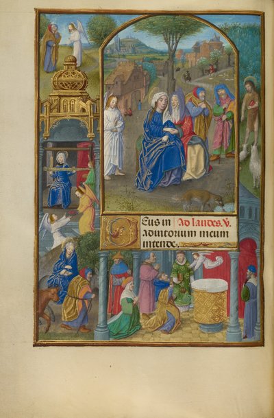 The Visitation by Master of the Dresden Prayer Book