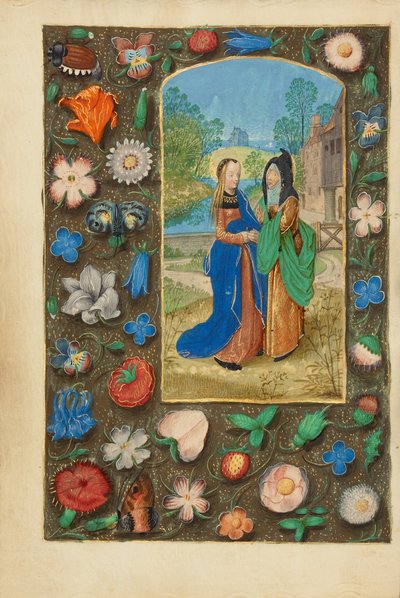 The Visitation by Master of the Dresden Prayer Book