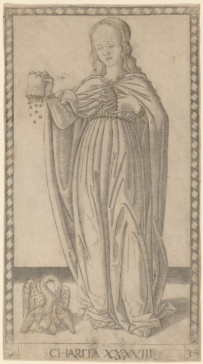 Charity by Master of the E Series Tarocchi