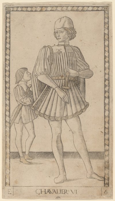 Knight by Master of the E Series Tarocchi