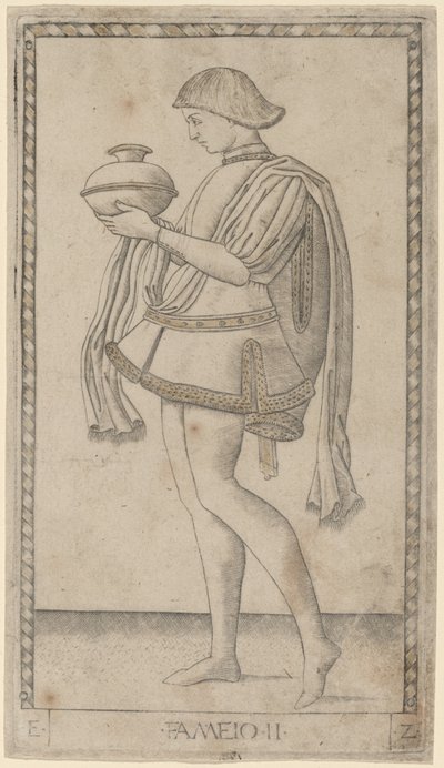 Servant by Master of the E Series Tarocchi