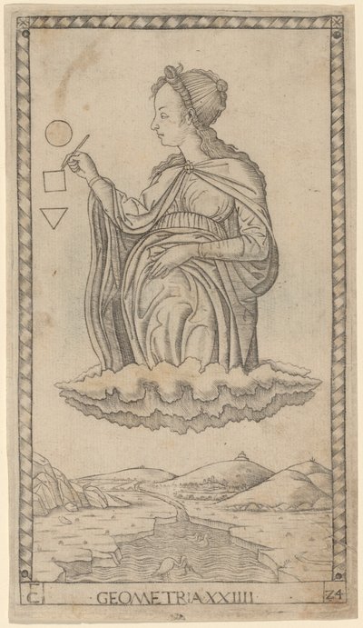 Geometry by Master of the E Series Tarocchi