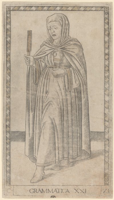Grammar by Master of the E Series Tarocchi